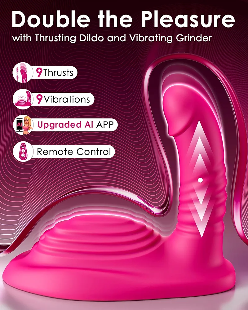 Riding Grinding Thrusting Dildo Vibrator product view