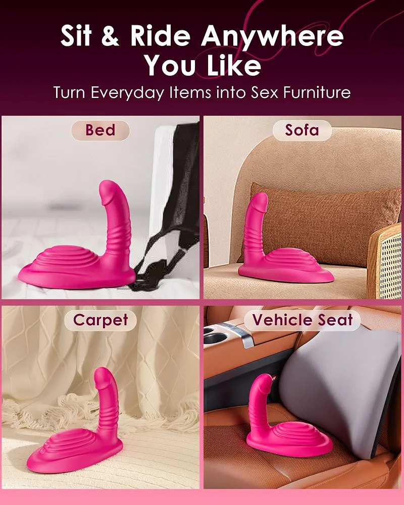 Riding Grinding Thrusting Dildo Vibrator product view