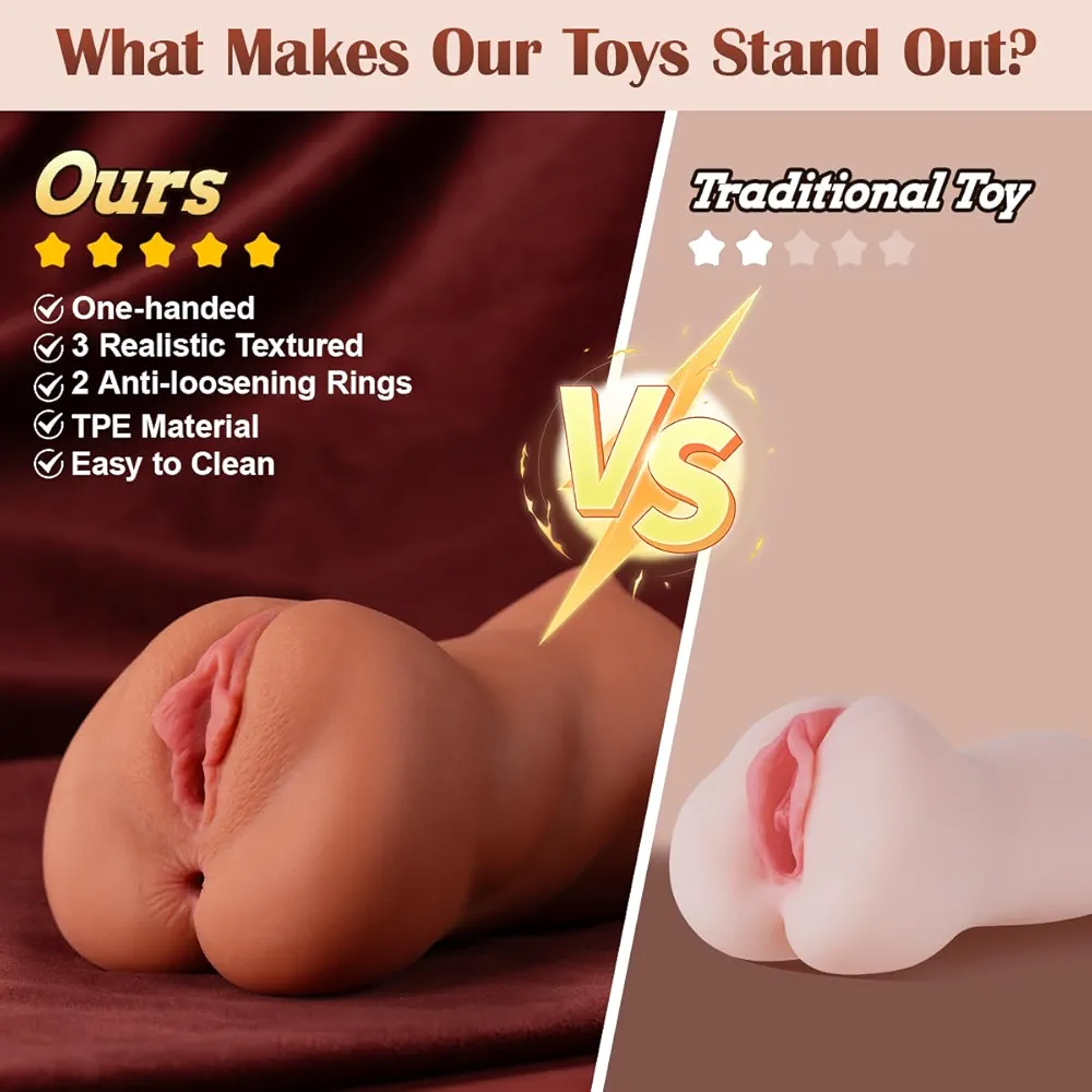 ZEMALIA 3 in 1 Pocket Pussy Sex Toys for Men product view